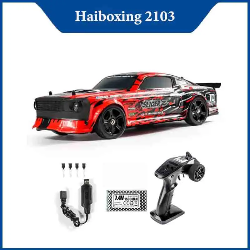 

Haiboxing 2103 Электрический 4WD Drift RC Автомобиль RTR 2,4 ГГц Радиоуправление 390 Гироскоп с матовым двигателем Водонепроницаемый 35A ESC Светодиодные фонари RC