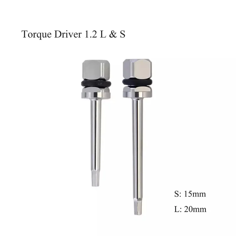 dentistry Implant Fits Hiossen Torque Driver Hex 1.2mm S and L Screwdriver Torque Wrench dental tools