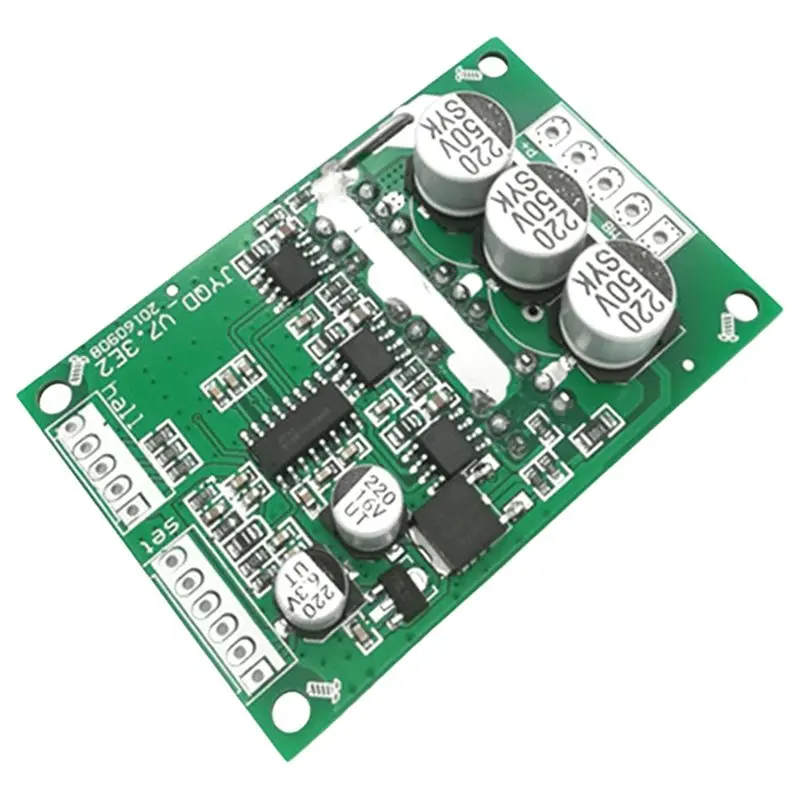 AT82-JYQD_V7.3E2,12V 24V 36V 15A 3 Phase BLDC Motor Driver Controller With Hall Effect High Efficiency PWM Speed Control