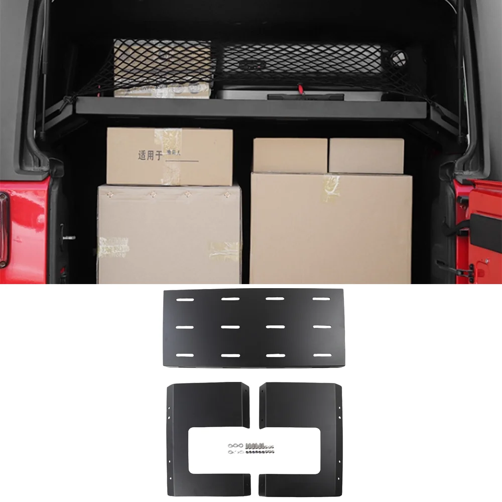 Kofferbak Cargo Rack Achteropslag Bagage Plank Organisator Lade Mand voor Jeep Wrangler JK JL 2007-2024 Interieur accessoires
