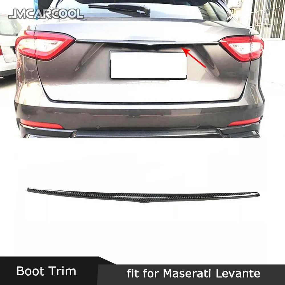 

JMCARCOOL For Maserati Levante 2016-2019 Rear Trunk Spoiler Wing Lid Rear Tail Lip Kit Car Styling