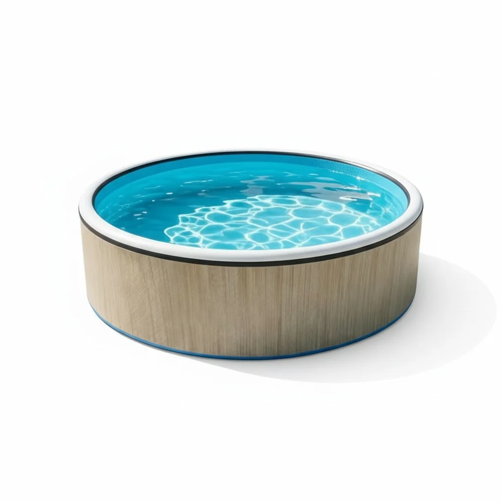 

Inflatable Swimming Pool, PVC Drop Stitch Fabric DWF Portable Pool, 10cm/15cm Thick Above Ground Pool for Kids Ice Bath Recovery