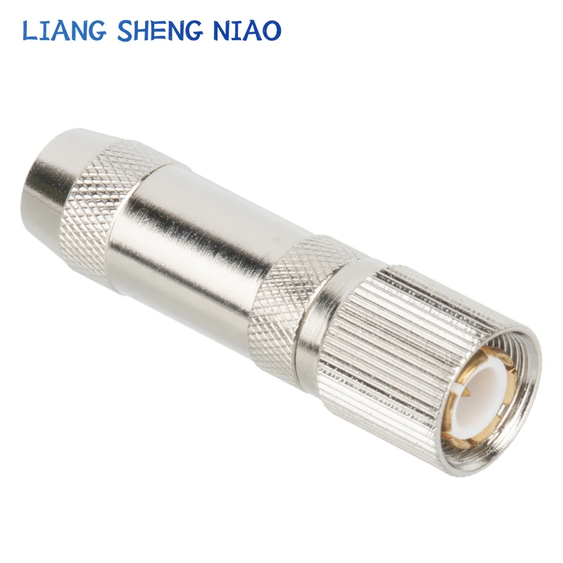 75 Ohm 1.6/5.6(L9) Mannelijke Rechte Krimp Bevestiging Rf Coaxiaal 75-2-2 L9 Stekker Connector Voor Kabel Rg174, Rg188a, Rg316, Lmr100