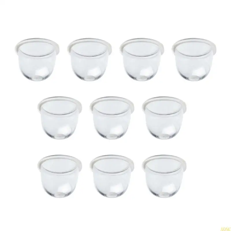 A0NC 10/100pcs Bulbo iniciador para o cortador pincel para as motosserras acessório cortador grama transparente