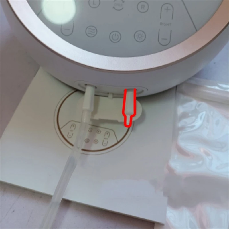 Efficient Breastfeeding Connector Milk Extractor Hose Tube Connection Adapter Repair Part for Electric Breast Pumps