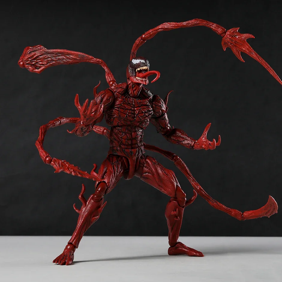 SHF Carnage - (Venom: Let There Be Carnage) 1:12 Action Figure Joint Movable Model Brinquedos Toy