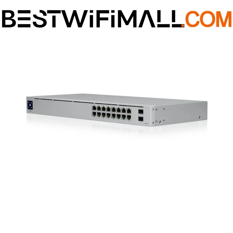 

UBIQUITI USW-16-POE POE Switch Layer 2 PoE Switch With 16 GbE RJ45 Ports Including 8 PoE+ Ports, And 2 1G SFP Ports