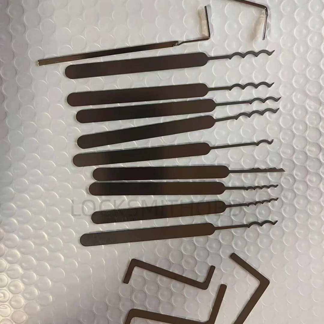 14IN1 Hot Sale 14 Pieces / Kit Replacement Turning Tool / Double Head Tension Wrench Tool for Locksmith Beginner For UK