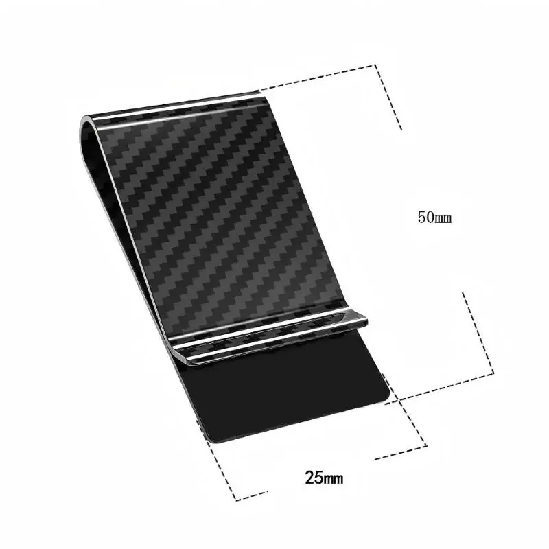 1 個ポータブルスリムメタルマネークリップ多機能カードクリップメンズ名刺ホルダークレジットカードオーガナイザー