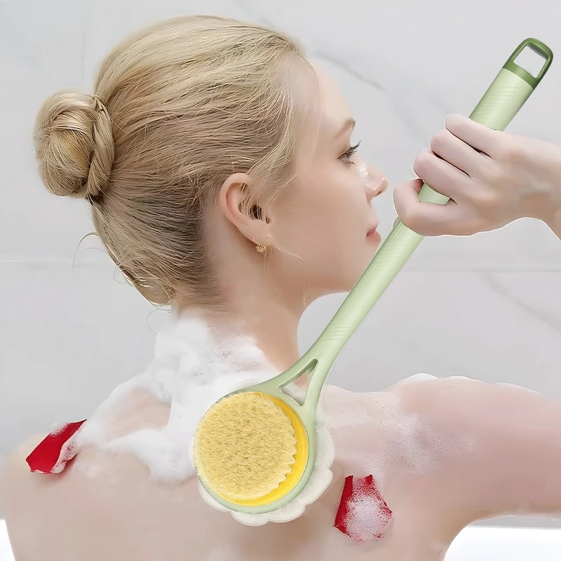 

Long Handled Brush Bath Soft Back Scrubber Brush Bath Shower Sponge Scrubbing Brush with Handle Exfoliating Scrub Skin Massager