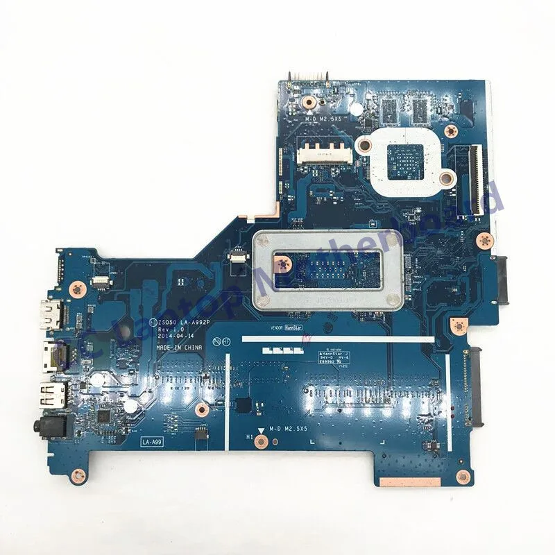 760968-001 760968-501 760968-601 For HP 15-R Z5O50 LA-A992P Laptop Motherboard With SR1EF I5-4210U CPU 100% Full Tested Good