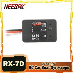 NEEBRC RX-7D auto Mini giroscopio giroscopio Micro DC 4.8-7.4V per RC veicolo da corsa modello di barca digitale/analogico Servo ricevitore universale