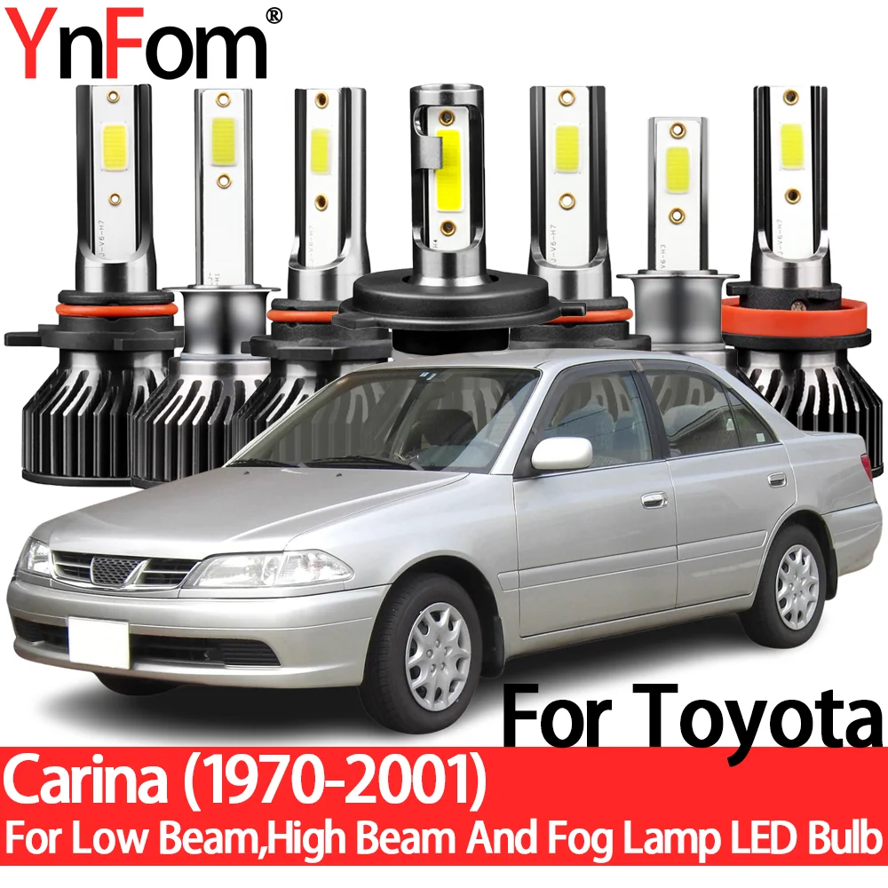 

YnFom For Toyota Carina 1970-2001 Special LED Headlight Bulbs Kit For Low Beam,High Beam,Fog Lamp,Car Accessories