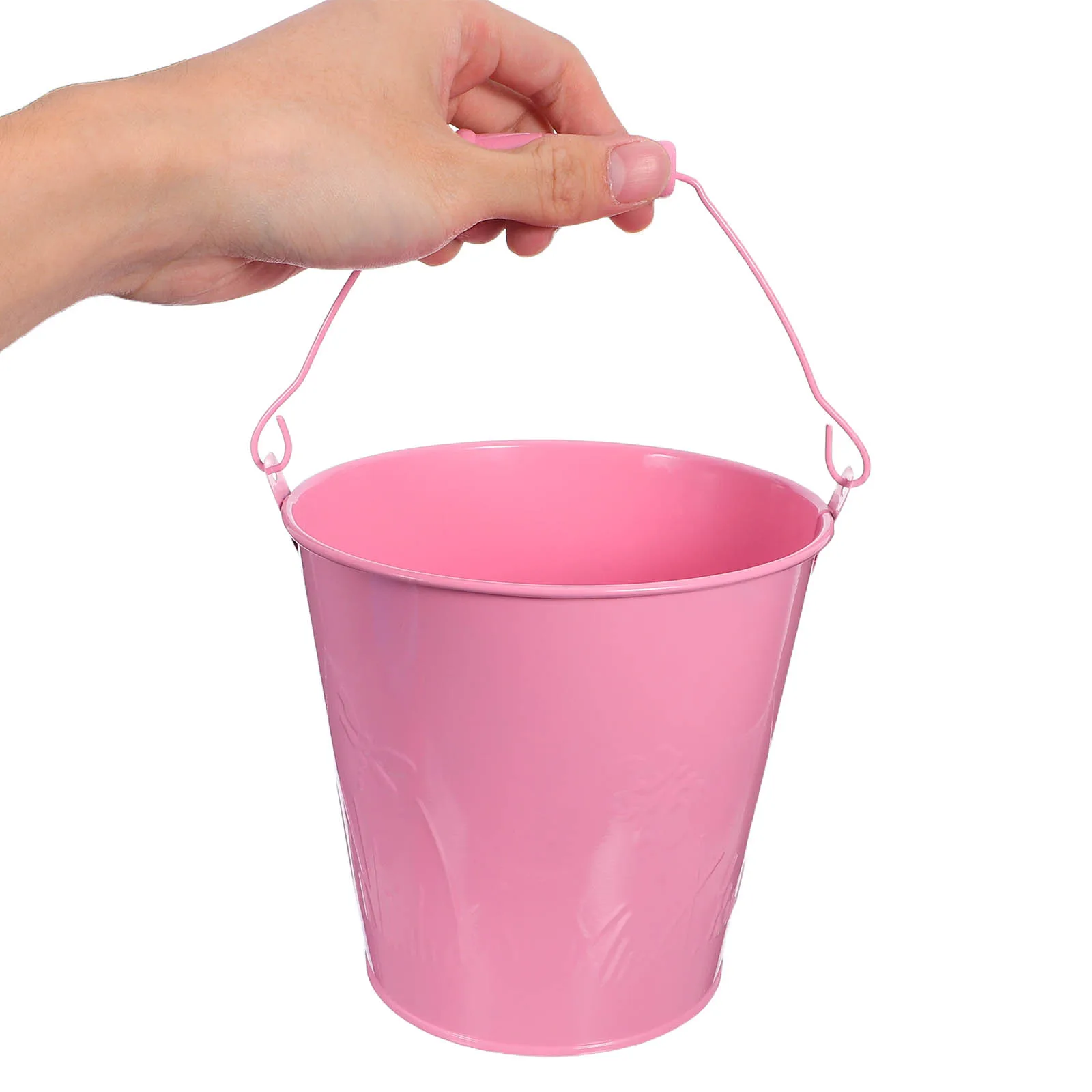 

4 Pcs Children's Beach Bucket Attention Transparent Small Sand Toy for Kids Buckets Set Baby