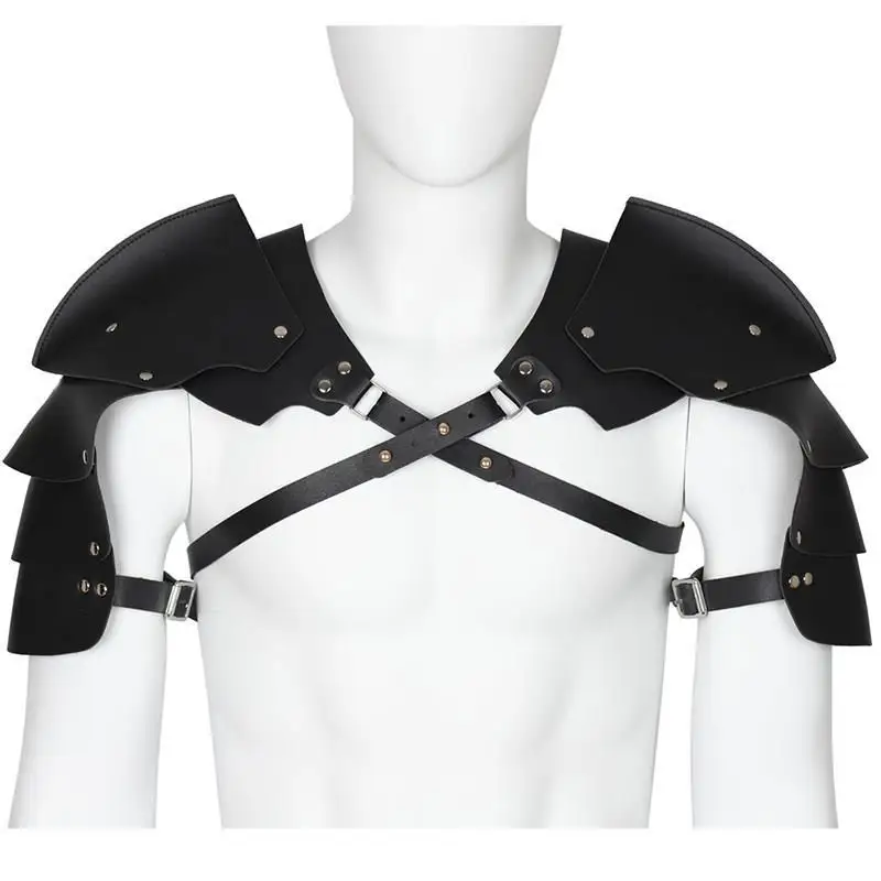 medieval-knight-oulder-pads-pu-leather-costume-accories-for-men-stage-performance-props-retro-cosplay-oudler-cover