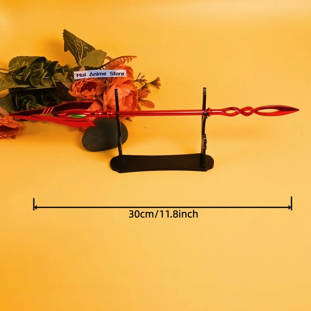 11.4in إيفا الرمح من لونجينوس كاتانا الحجم الحقيقي اليابانية السيف المعدني الصغير Asuka أنيمي تأثيري الدعامة الأصلي الساموراي صابر لعبة هدية