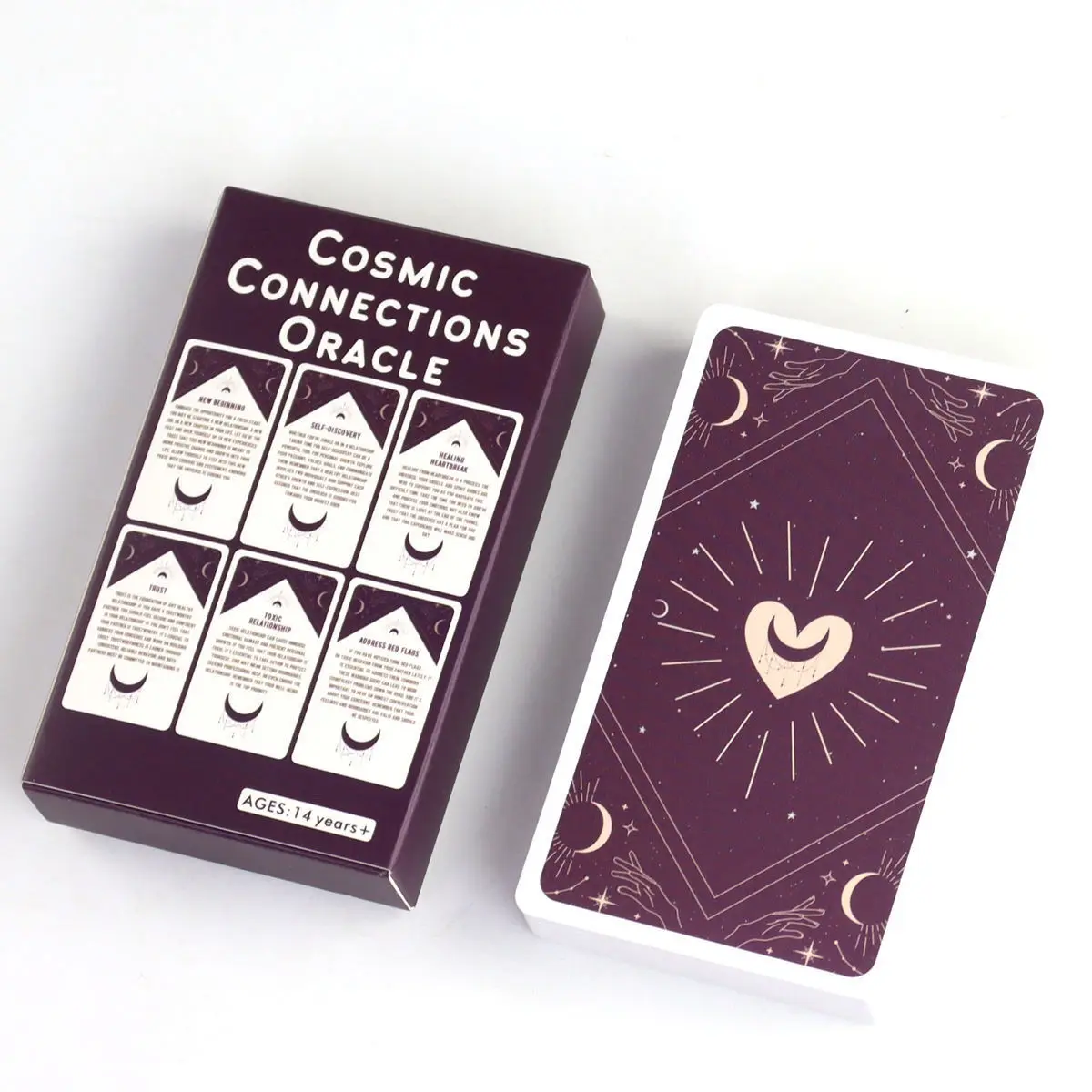 Cosmic Connections Oracle Deck Inspired By The Universe for Love & Relationship 10.3*6cm 54 Pcs Oracle Cards