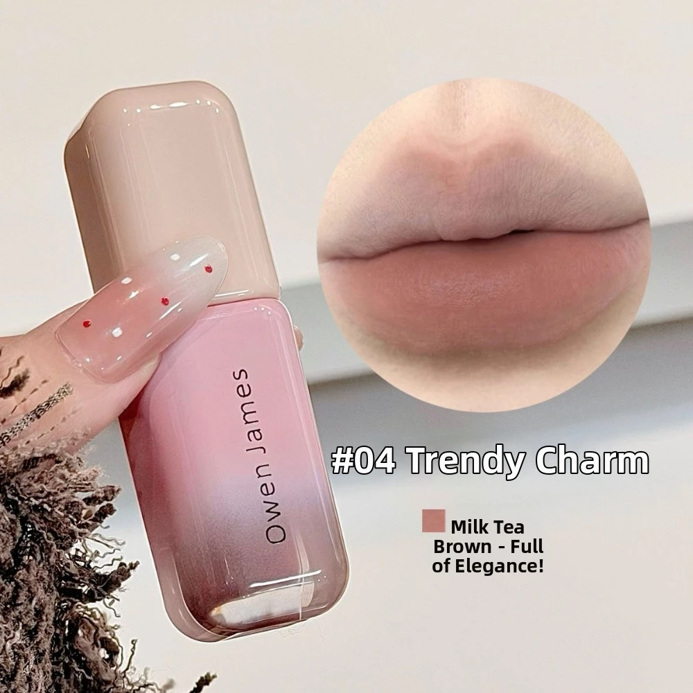 New Satin Finish Matte Lip Gloss Moisturizing 2.5g Liquid Lipstick Long-lasting Creamy texture Lip Makeup for Girls Women