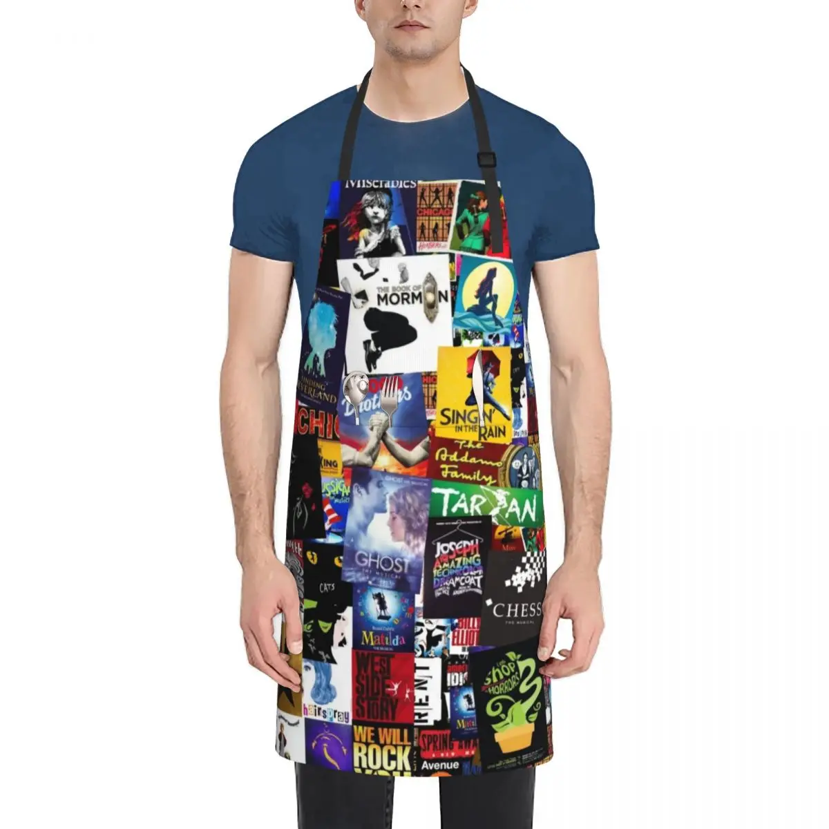 

Musicals Collage IV Original Apron chefs Kitchen Things Apron