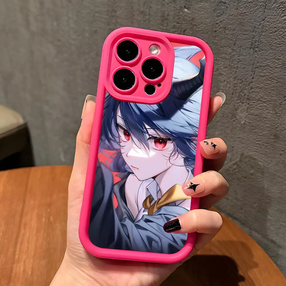 

Arknights Chen Thicken TPU Mobile Phone Case for iPhone 17 16 15 14 13 12 11 Air Pro Max Plus Colorful Cover