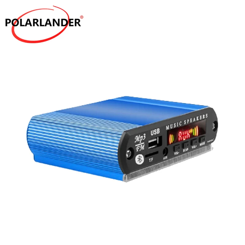 5V HLX-D078BT Blue Bluetooth MP3 Decoder Module Color Screen Call Record USB SD FM Radio Power Off Memory