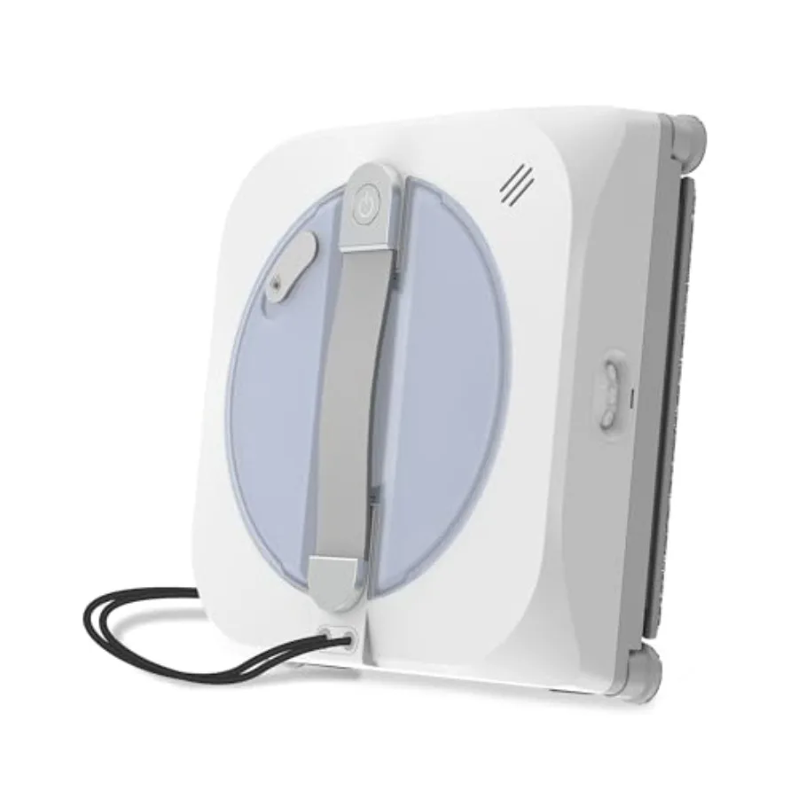 Window Cleaning Robot for home and office use, ABS plastic body, black color, AI navigation and triple spray for efficient dust