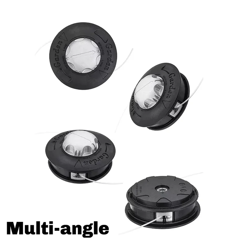 PORK-With 2 Lines Cutter Thread Line String Saw Head Brush Mower Automatic Grass Trimmer