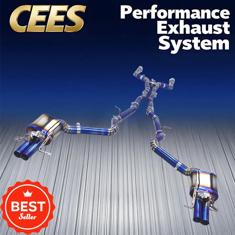 

CEES Catback глушитель выхлопной трубы для Mercedes-Benz E63/E63S AMG W213 4.0TT 2016-2023 Performance Exhaust с системой клапанов