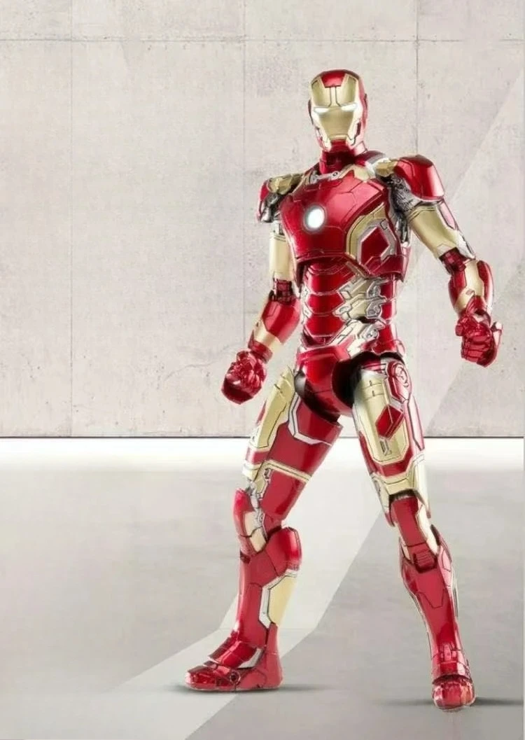 In Stock 100% Original Comicave 1/12 Super Alloy Marvel Iron Man Mk7 Mk43 Action Figure Collectible Toy Gift