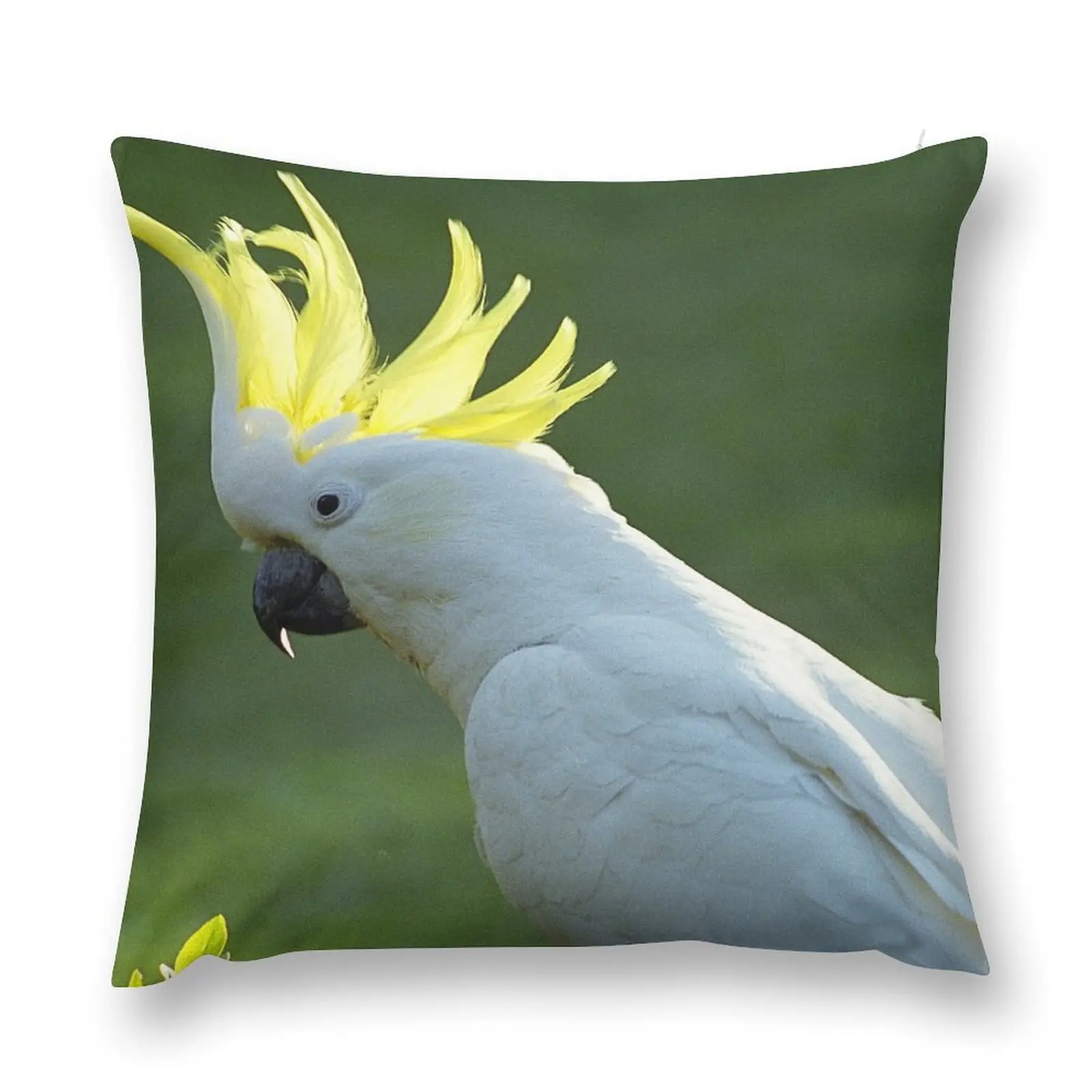 Sulphur Crested Cockatoo Throw Pillow christmas cushions covers Couch Pillows Bed pillowcases Pillowcases Bed Cushions pillow