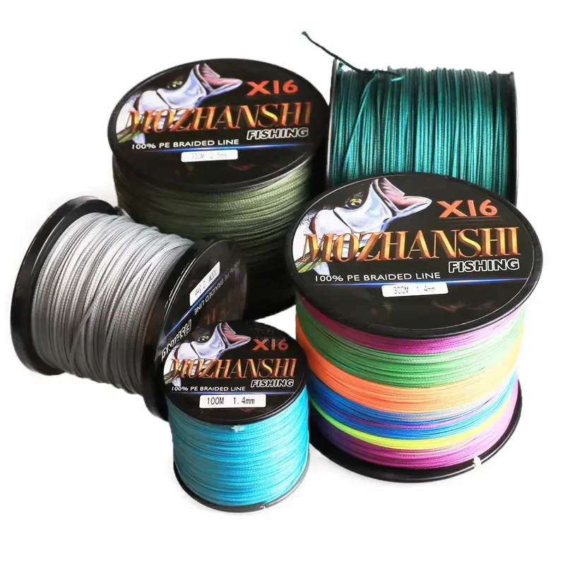 X16 100m DORISEA MOZHANSHI 16-strand hollow super strength 0.16mm-2.5mm polyethylene braided multifilament fishing line