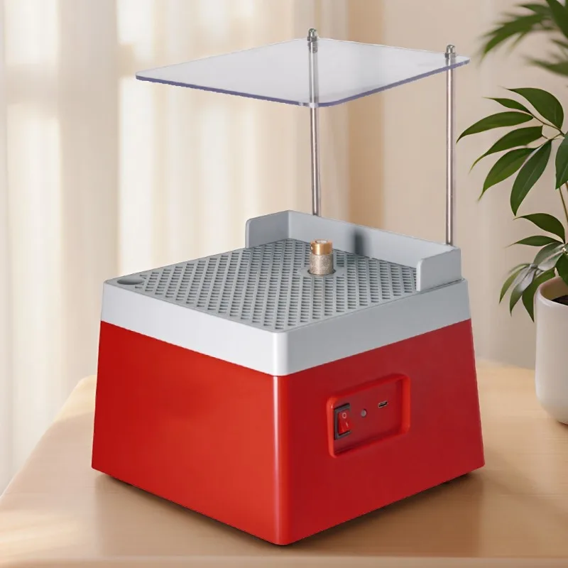 Self-feeding Water Stained Glass Grinder, Wet Bench Grinder with 5/8
