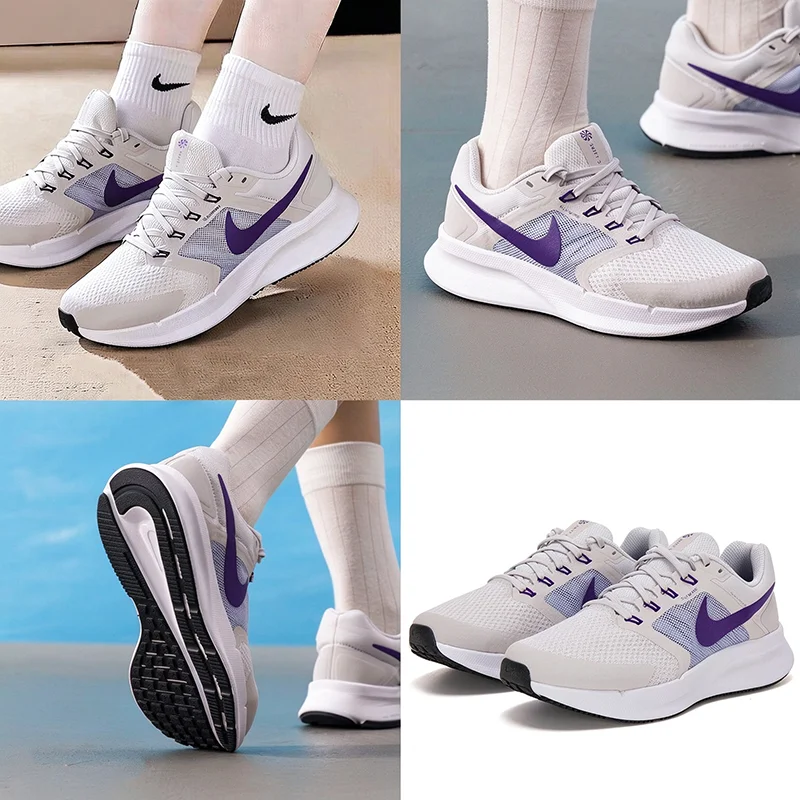 Nike DR2698-014 Women Running Shoes Breathable Mesh Upper Lightweight Shock Absorption Athletic Sneakers