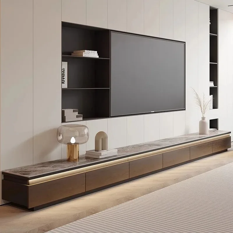 Chinese Shelf Tv Stands Living Room Mobile Display Luxury Drawers Designer Lounge Tv Table Storage Muebles Trendy Furniture