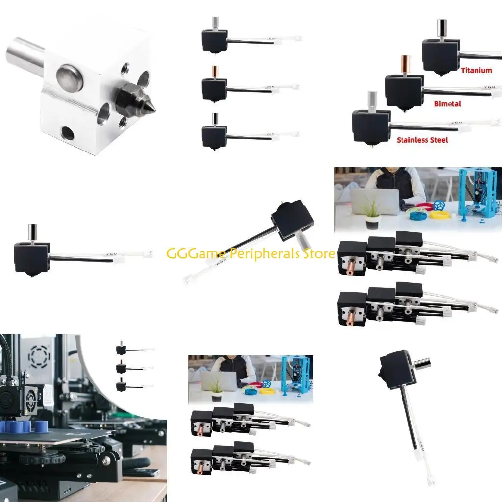 

U55B Quick Replacement Print Head Hotend for Ender3 V3SE 3D Printer Heatbreak