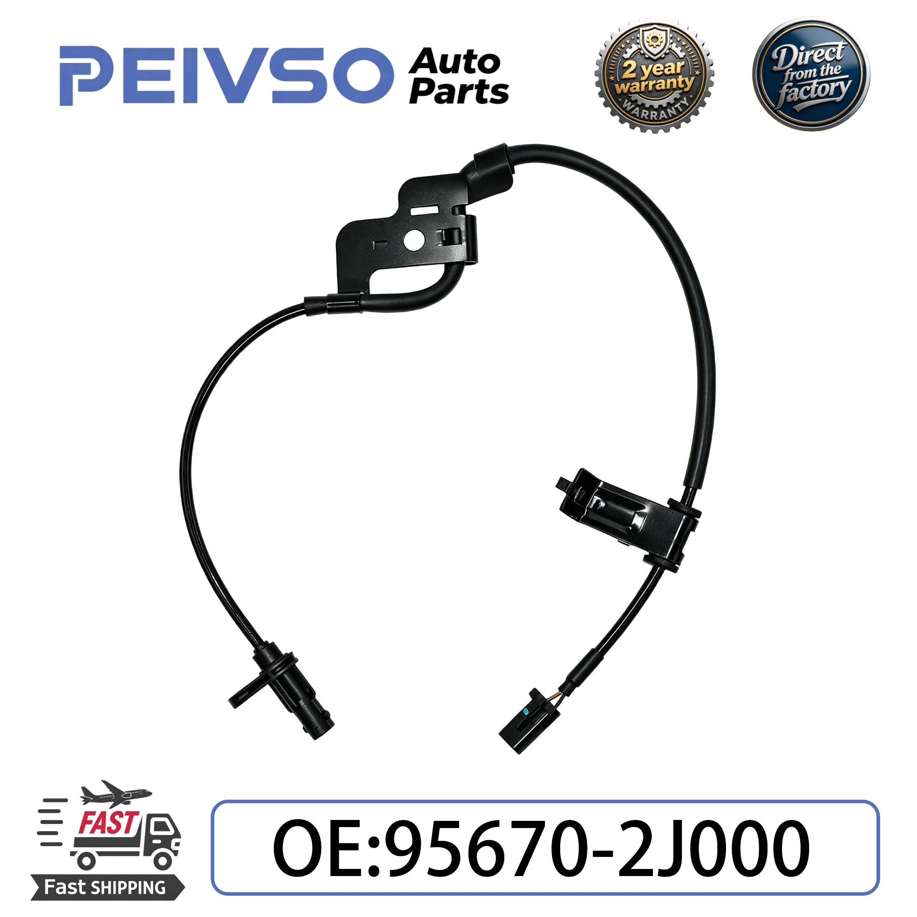 PEIVSO ABS Wheel Speed Sensor 95670-2J010 95670-2J000 For Kia Borrego 2009-2011 Car Accessories High Quality