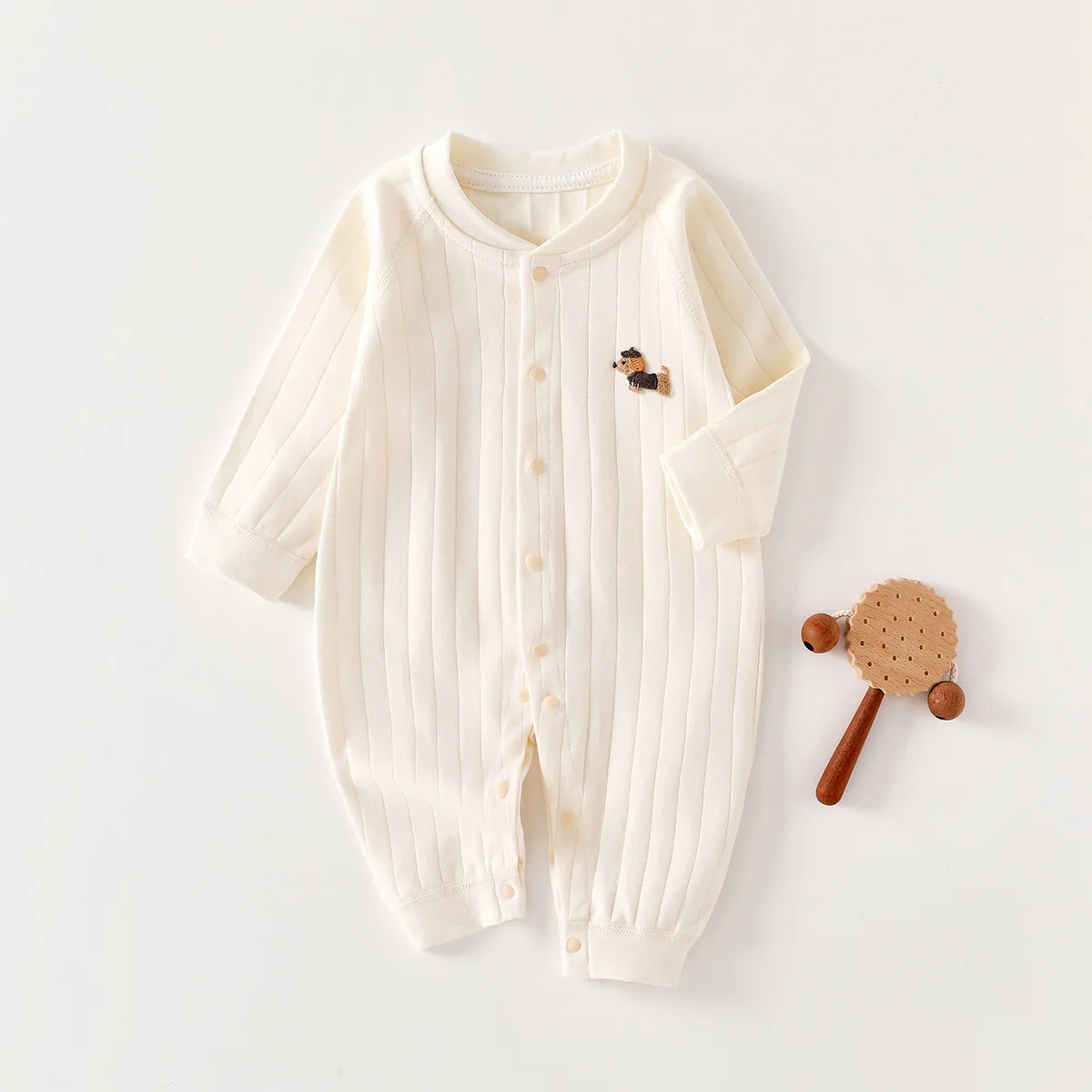 Somenine Boys Girls Baby Onesies Clothing Pure Cotton for Four Seasons Unisex  Baby Long-Sleeve Rompers 1-3-6-9M
