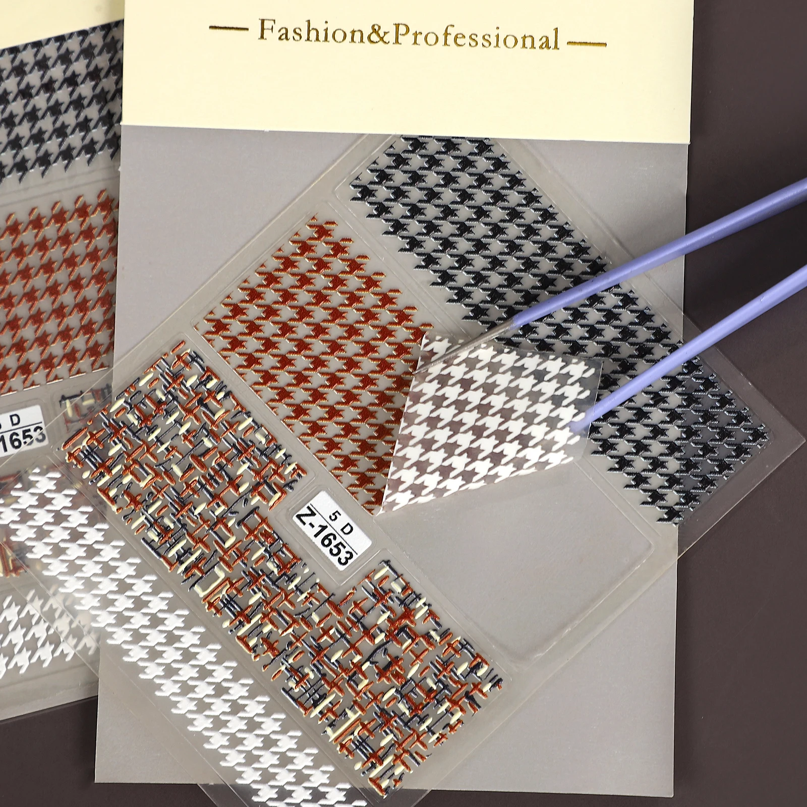 2 Pcs/set Vintage 5D Little Fragrance Style Pattern Landscape Manicure PET Sticker Creative Journal Material Collage Stationery