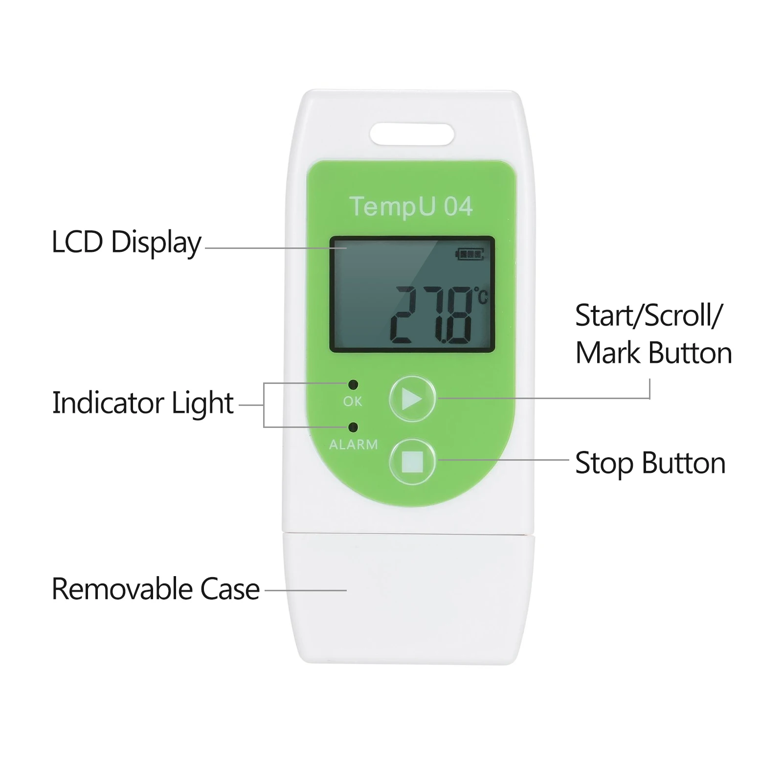 Digital Thermometer Logger USB Temperature Data Logger Temperature Measurement For Environments Temperature Logger