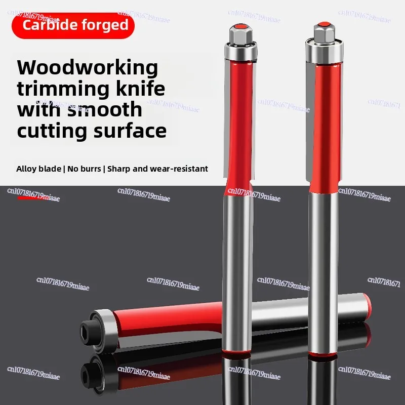 Trimming Machine Woodworking Milling Cutter 1/4 Handle Trimming Cutter Bakelite Milling Slotting