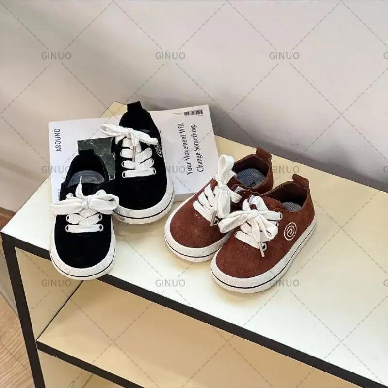 Children Canvas Shoe Korean Edition Biscuit Shoe Casual Sneaker for Boy Kid Shoe for Girl Versatile Soft Sole Board Shoe Zapatos