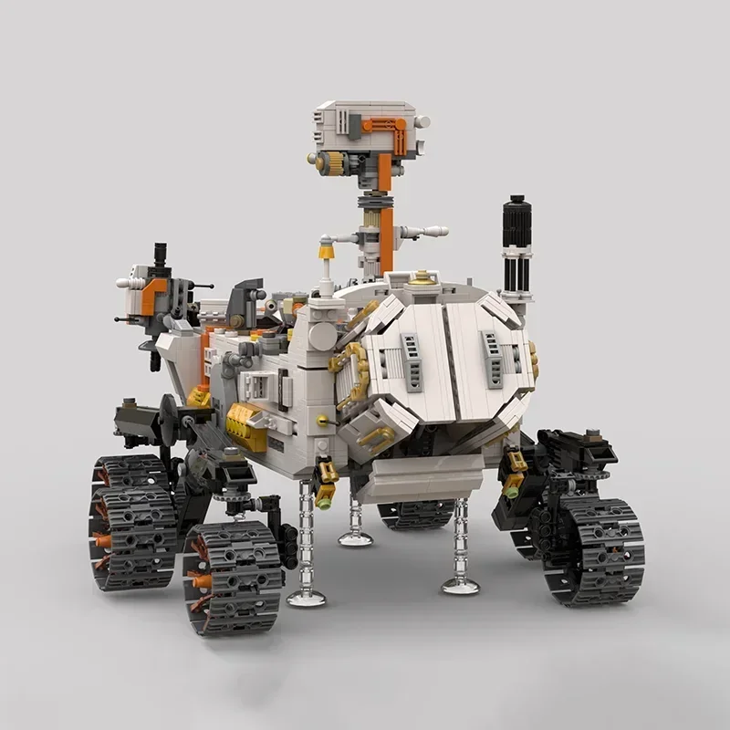 Model kosmiczny Moc cegły budowlane ameryka perspektywa Mars Rover technologia klocki modułowe prezenty zabawki świąteczne zestawy DIY montaż