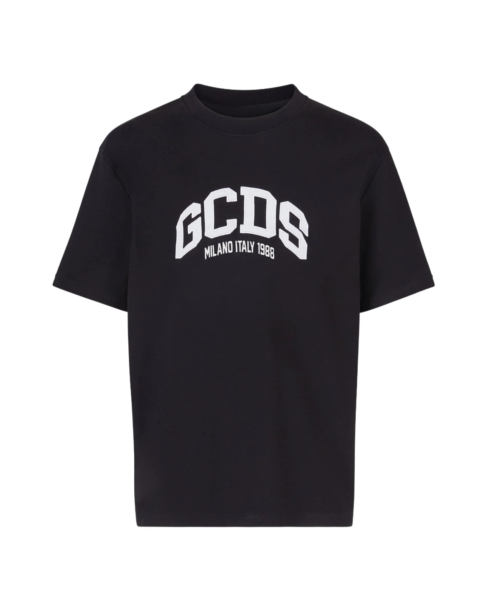 Camiseta con estampado de patrón periférico de la marca Gcds, camiseta transpirable y absorbente de sudor de algodón puro de verano 2025 para hombres y mujeres