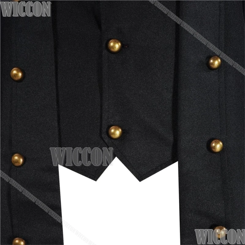 القوطية الفيكتوري نمط الملابس 2025 الذكور Steampunk الرجعية سترة تأثيري معطف أسود طويل فستان حفلة الهالوين كوميك كون كوس البدلة