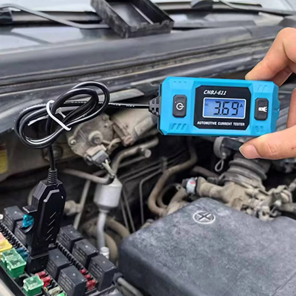 

Automotive Accessories 12V Range 0.01~19.99A Car Circuit Tester Current Test Fuse Diagnostic Tool Repair Detector Galvanometer
