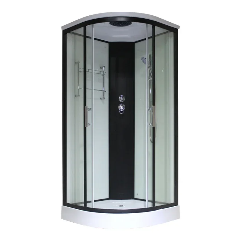 Simple Tempered Glass Shower for Bathroom Easy Installation Sturdy Construction Space Saving Long Lasting Durable Build