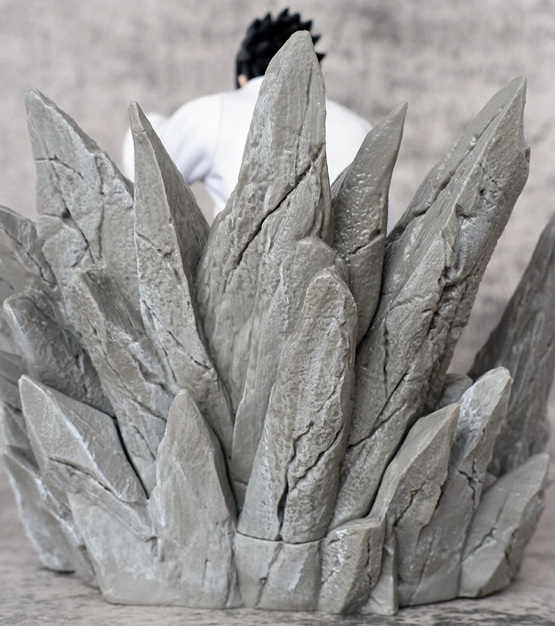 18 cm NARUTO Uchiha Sasuke Ninja Vloek Seal Zitten Anime Handgemaakte Actiefiguren Desktop Case Decoratie Ornament Gift