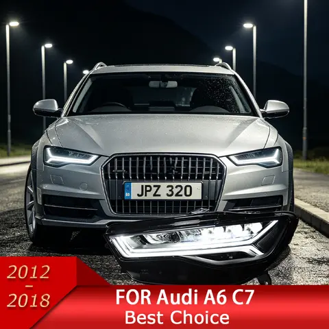 Car Headlights  for Audi A6 C7 LED Headlight 2012-2018 Headlights A6 C7 DRL Turn Signal High Beam Dynamic Signal Projector Lens