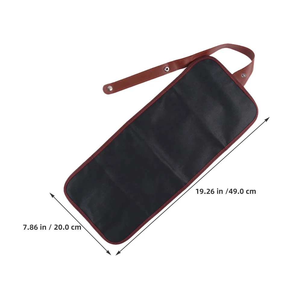 36セクション キャンバス ペンケース ロールアップオーガナイザー 色鉛筆 マーカー クレヨン 画材 描画ツールバッグ