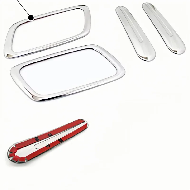 JY SUS304 Stainless Steel Inner Door Handle Cover+Bezel Car Styling Protector Accessories Sticker For Honda STEPWGN RP1/4 2015